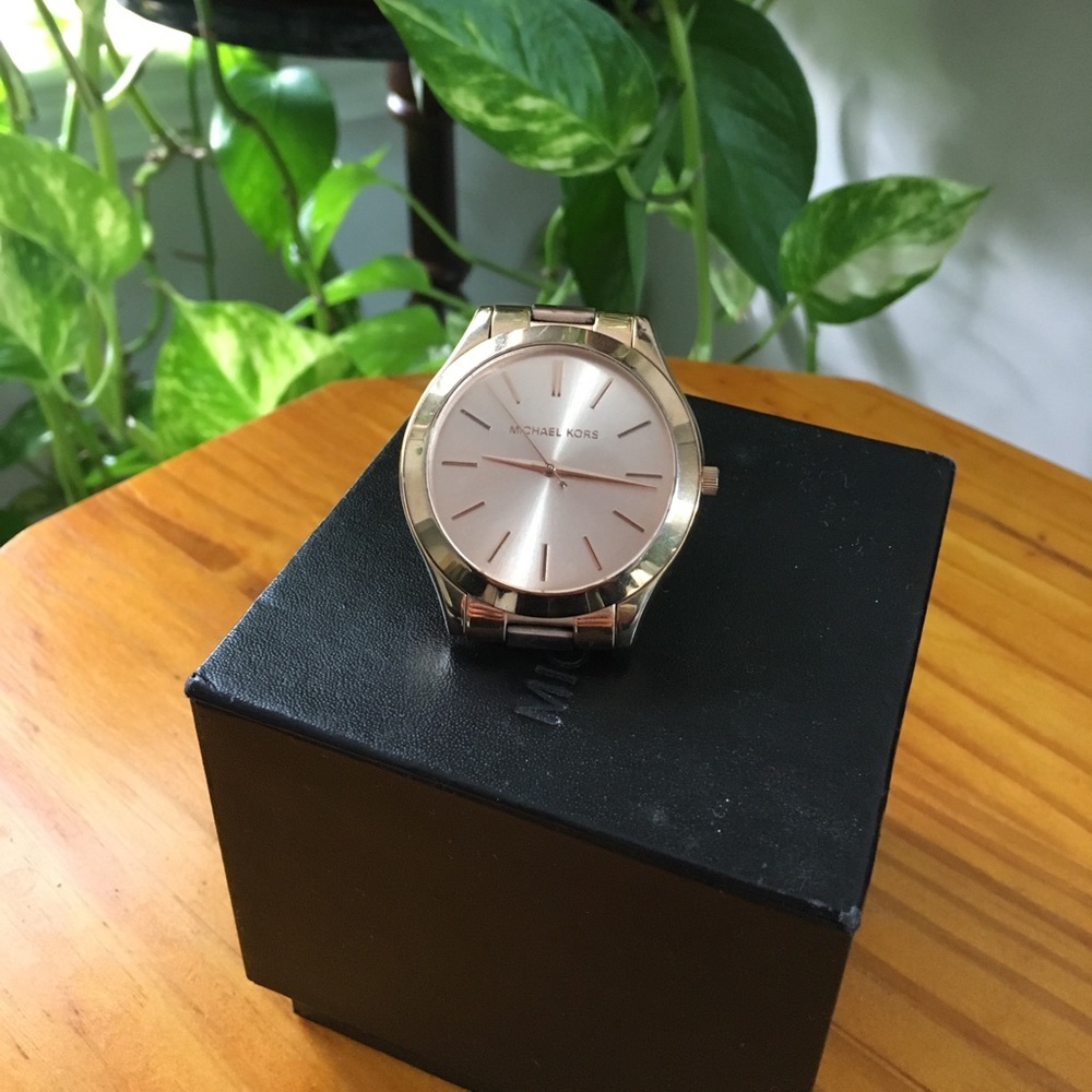 Michael Kors rose gold watch